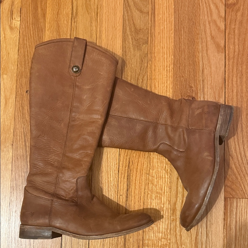 Frye Tan Leather Boots
